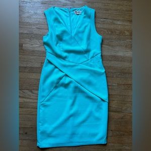 L’atiste Robin’s Egg Blue Mini Twist Shift Dress